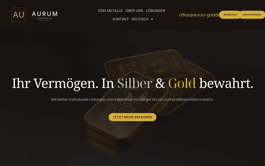 Webdesign & Websites 20 ref 09 aurum
