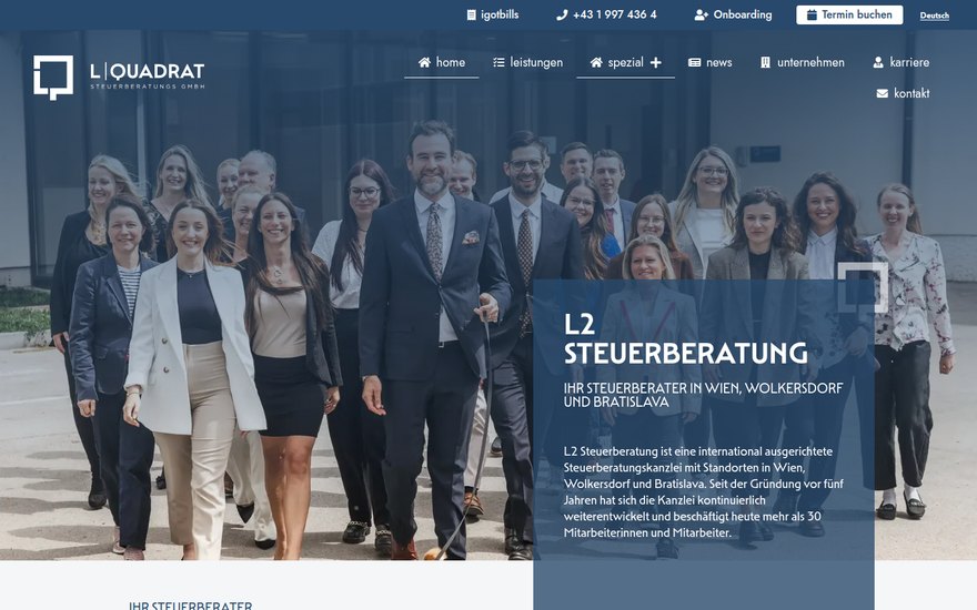 Webdesign & Websites 24 L2 Steuerberatung – Website von IT Kaufmann